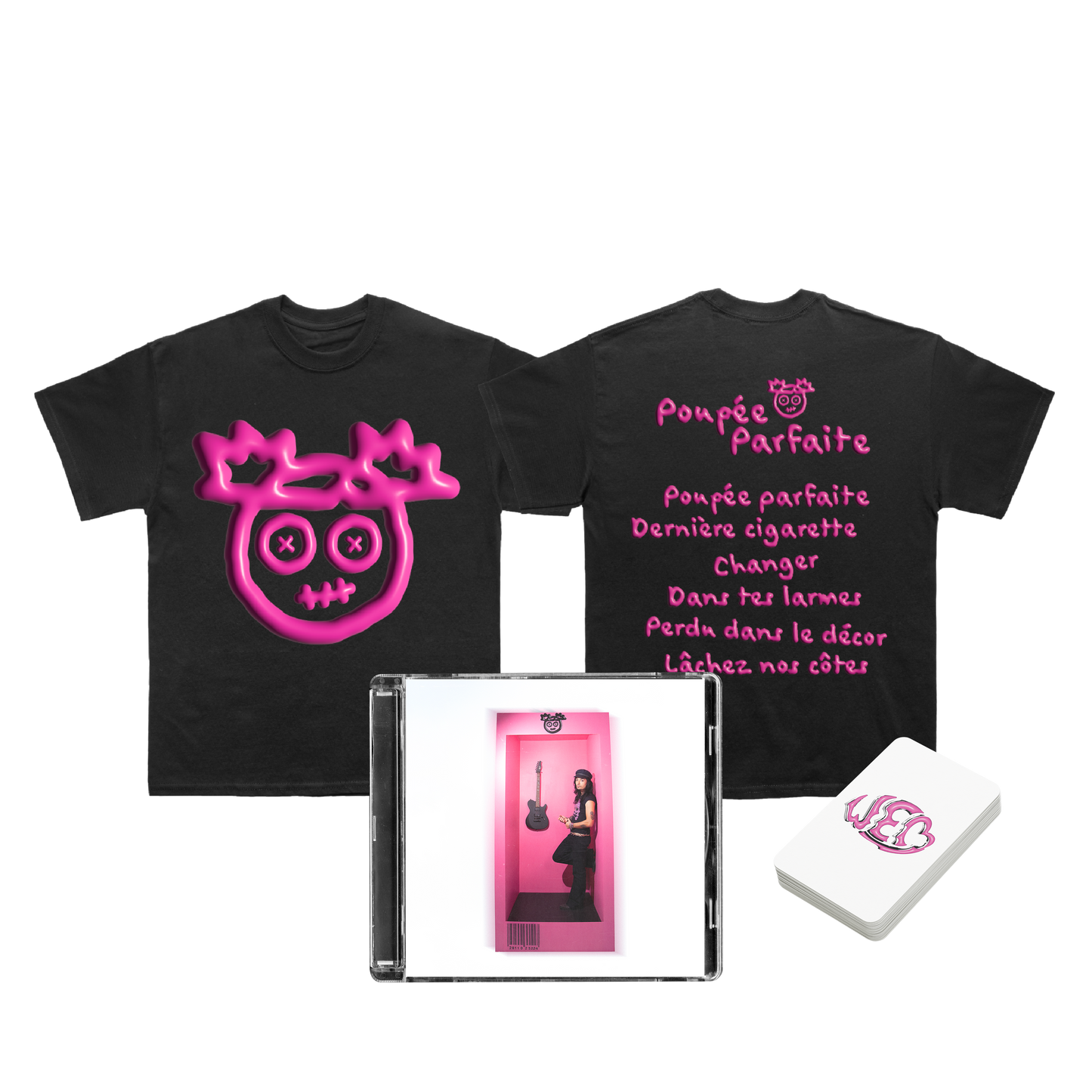 PACK CD « Poupée parfaite » (édition au choix) + T-shirt Oversize (inclus une carte collector à collectionner)