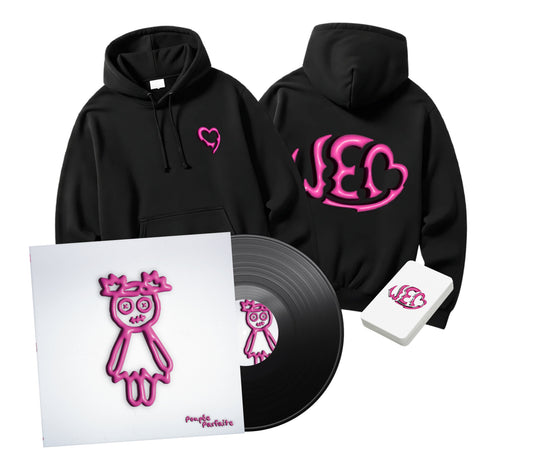 PACK Vinyle « Poupée parfaite » + Hoodie (inclus une carte collector à collectionner)