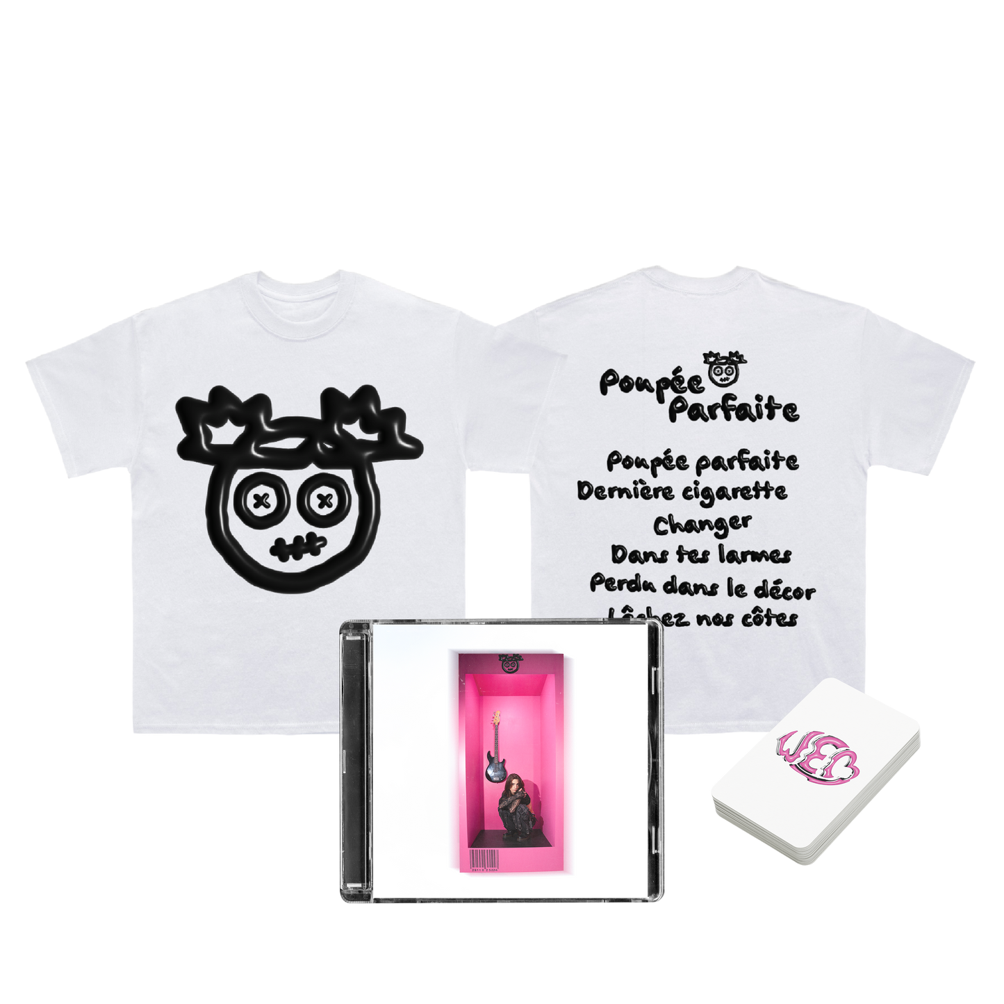 PACK CD « Poupée parfaite » (édition au choix) + T-shirt  Oversize (inclus une carte collector à collectionner)