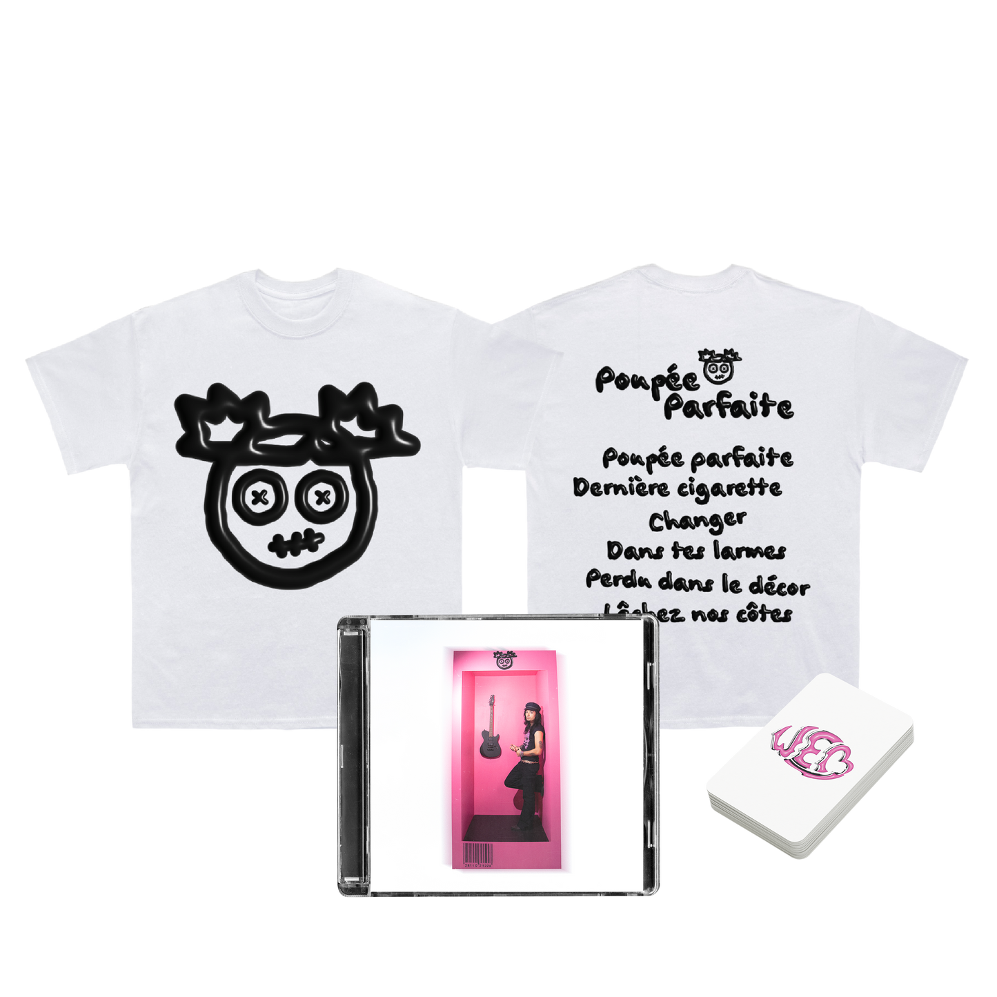 PACK CD « Poupée parfaite » (édition au choix) + T-shirt  Oversize (inclus une carte collector à collectionner)