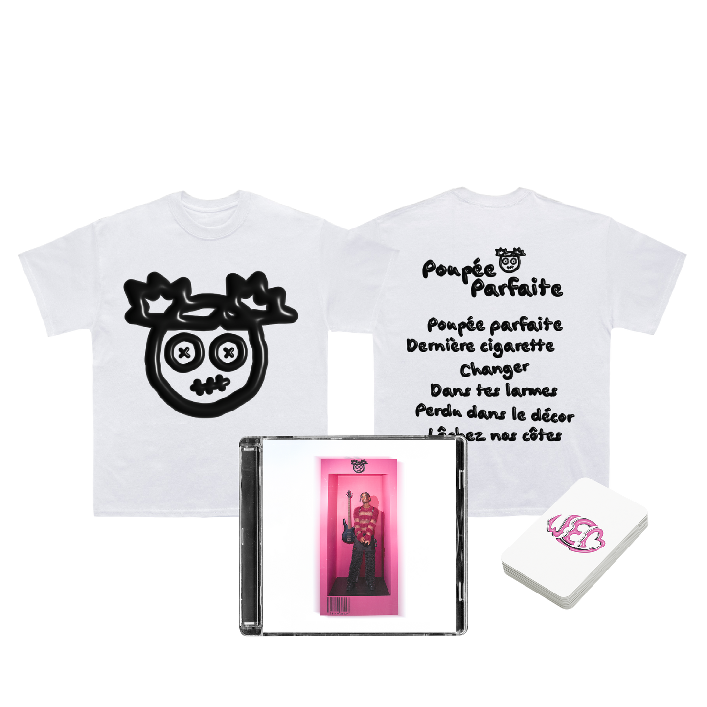 PACK CD « Poupée parfaite » (édition au choix) + T-shirt  Oversize (inclus une carte collector à collectionner)