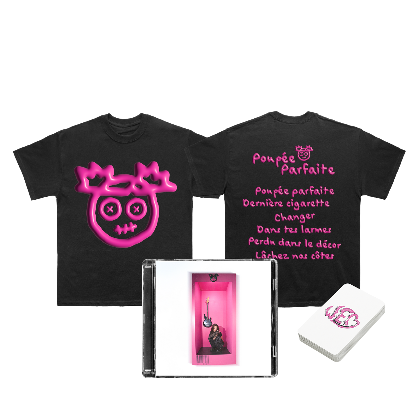 PACK CD « Poupée parfaite » (édition au choix) + T-shirt  Oversize (inclus une carte collector à collectionner)