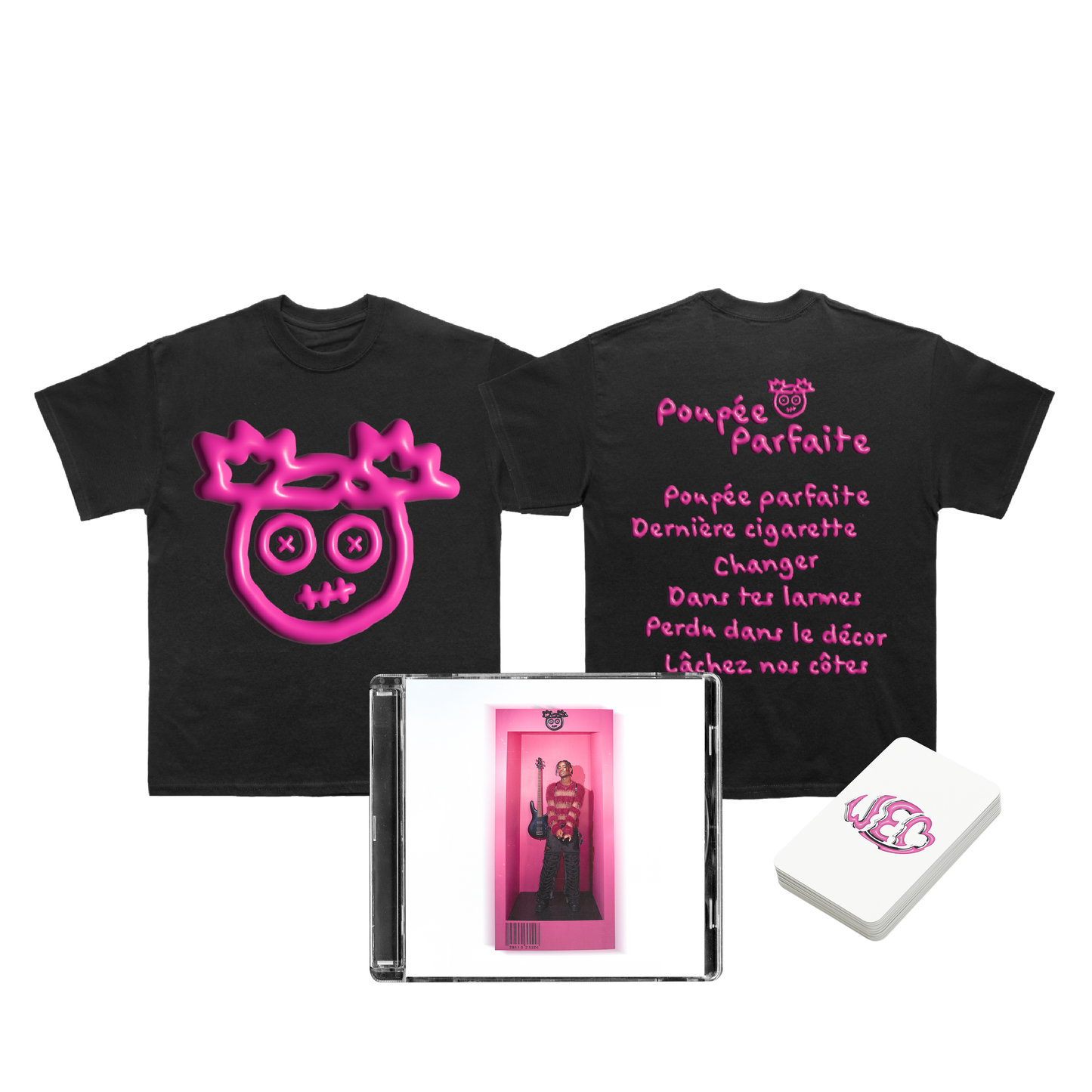 PACK CD « Poupée parfaite » (édition au choix) + T-shirt  Oversize (inclus une carte collector à collectionner)